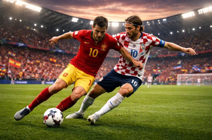 découvrez notre pronostic pour le match espagne vs croatie à l'euro, un duel au sommet promettant intense compétition et suspense. ne manquez rien de cette rencontre décisive !